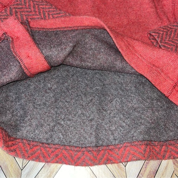 PRANA LUCIA SWEATER Wool Blend Pullover Red Medium Outdoor Hiking Casual Active - Picture 8 of 13